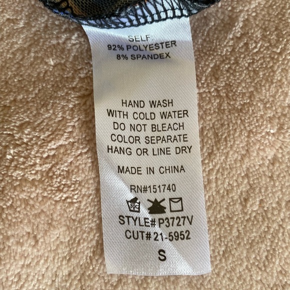 KimCine Curve NWOT Women Sheer Colorful Long Sleeves SizeSmall Back-Zip Jumpsuit - Picture 8 of 15